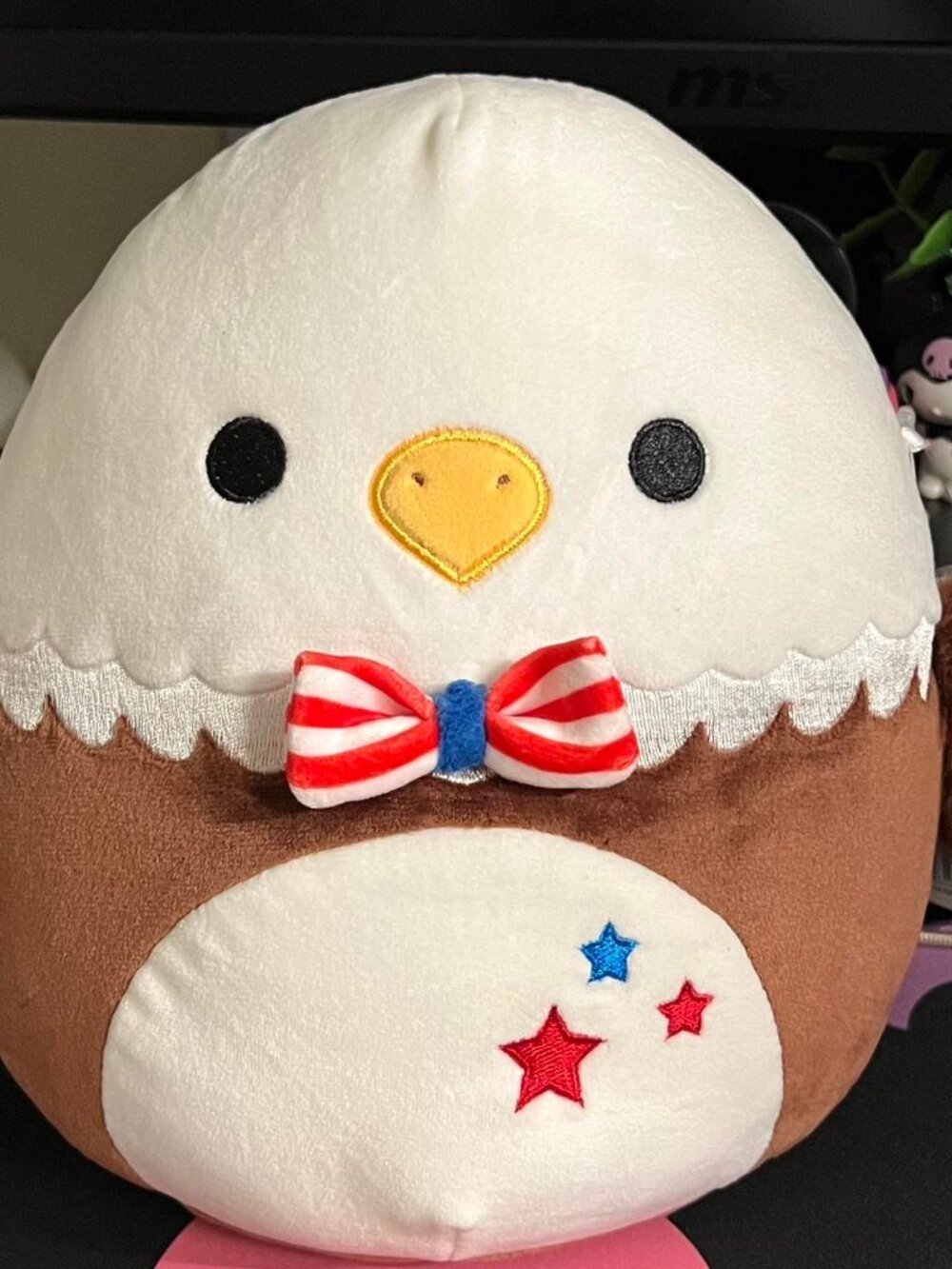 Edward the Eagle with Bow tie 8" 4th of July Squishmallow Stuffed Plush Toy